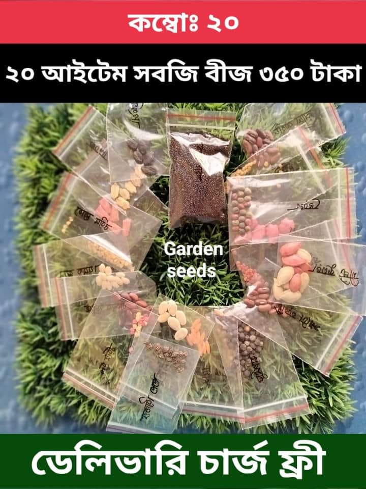 ২০ বীজ ৩৫০ টাকা